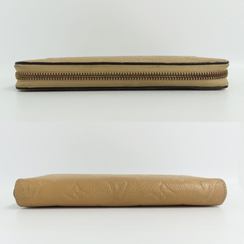 Louis Vuitton Zippy Wallet Monogram Empreinte Dune Beige Long — view 3