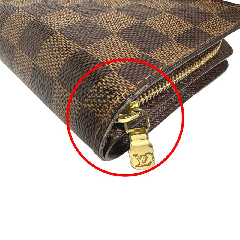 Louis Vuitton Damier Wallet With Zipped Pocket For Cards Compact — view 8