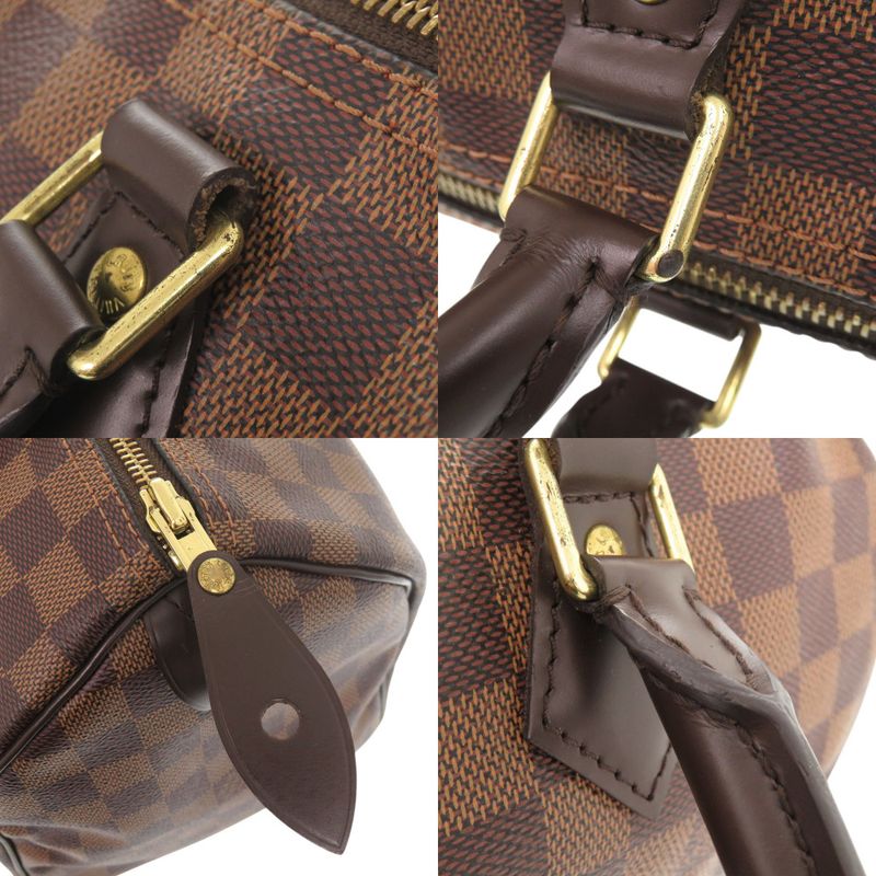 Louis Vuitton Speedy 30 Damier Ebene Brown Handbag 0029 — view 8