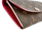 Louis Vuitton Monogram Portefeuille Emilie Long Wallet — view 6