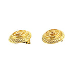 Chanel Vintage Large Earrings Coco Mark — view 6