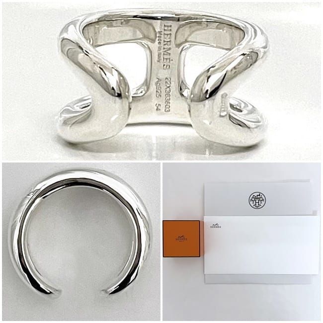 Hermes Ring Osmose PM Silver Jp14 — view 6