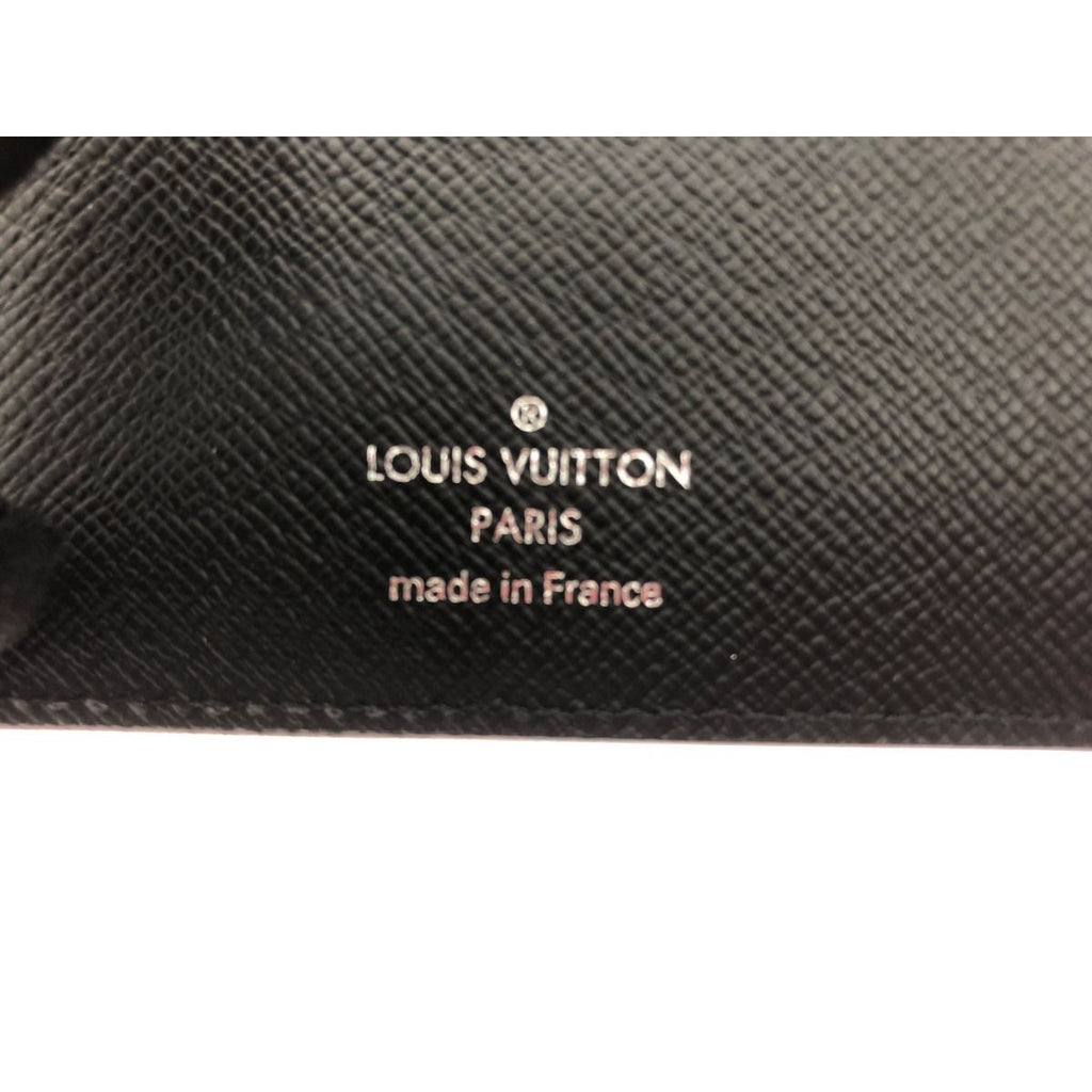 Louis Vuitton Bifold Wallet Taiga Portefeuille Multiple Black — view 5
