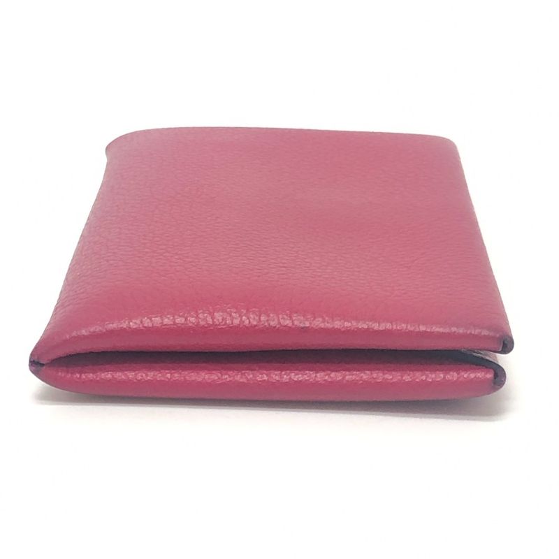 Hermes Coin Case Calvi Evercolor Rose Pink — view 4