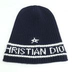 Dior Logo Knit Cap Navy 31 Noe714 Ixgh — view 3
