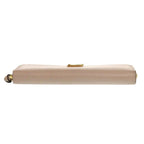 Louis Vuitton Zippy Lock Me Leather Glaze Long Wallet 0858 — view 3