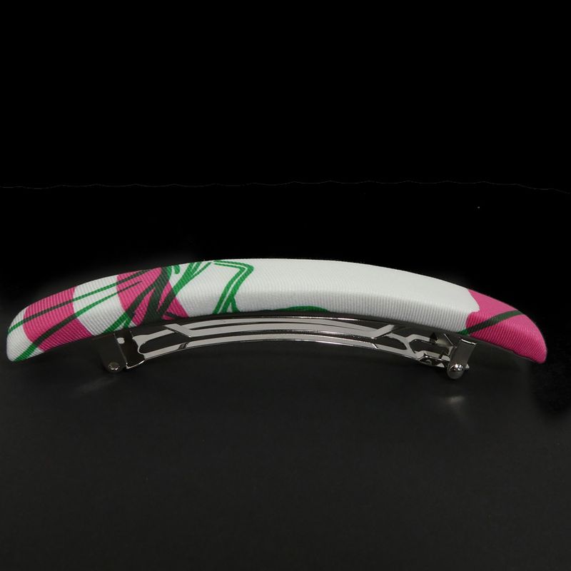 Hermes Cleopatra Pink and Green Barrette