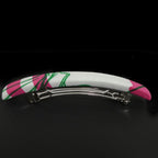 Hermes Cleopatra Pink and Green Barrette