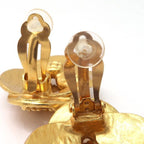 Chanel Earrings 96 A Vintage Coco Mark GP Flower — view 7