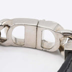 Christian Dior Bracelet CD Logo Accessory Black And Silver Color — view 5