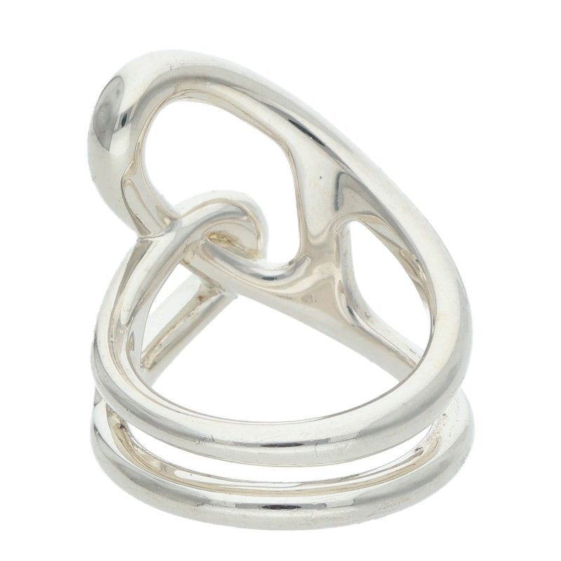 Hermes Chaine Dancre Punk Silver Ring 53 12 — view 3