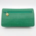 Chanel Pouch Caviar Leather Green CC Logo — view 2