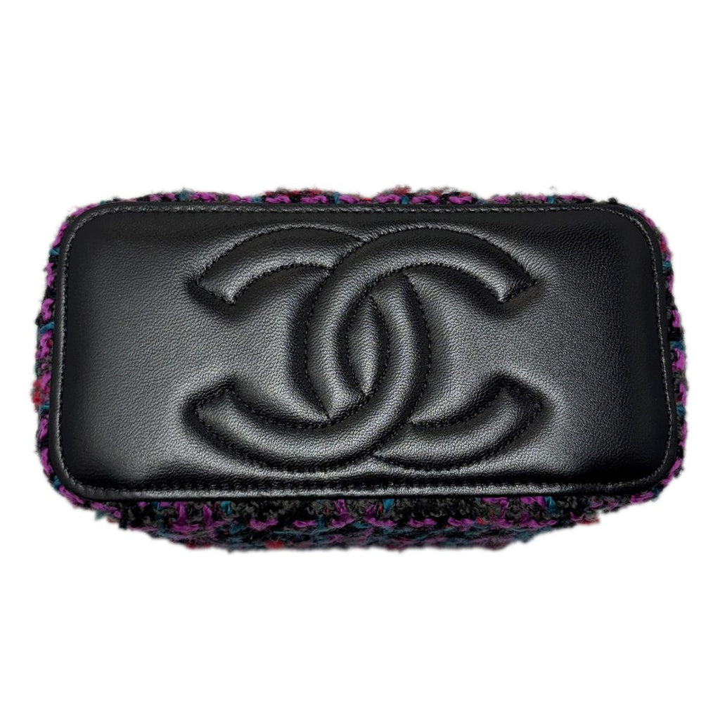 Chanel Tweed Classic Vanity Chain Shoulder Multicolor — view 7