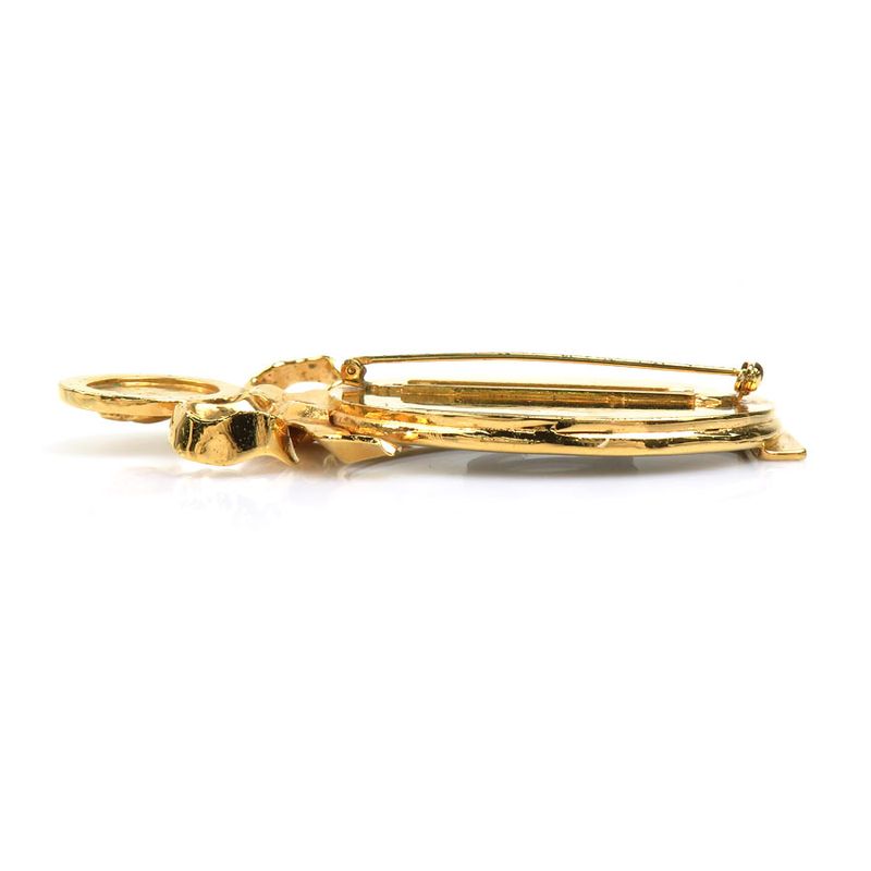 Chanel Brooch Coco Mark Mirror — view 5
