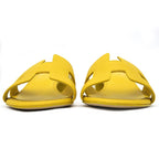 Hermes Oasis Sandals Size 35 Yellow Series Heel H Motif — view 4