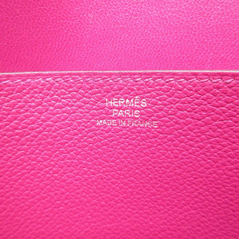 Hermes Dogon Long Evercolor Rose Purple Wallet 1774 — view 9