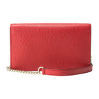 Gucci Clutch and Second Bag Shoulder Dollar Calf Red — view 2
