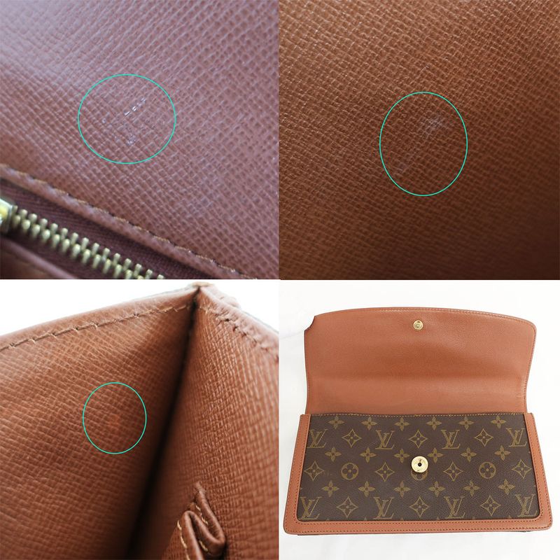 Louis Vuitton Pochette Dam Clutch Bag Monogram Second — view 8