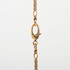 Gucci Michele Period Lion Head Necklace GP Stones Gold Yellow — view 8