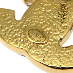 Chanel Iconic CC Black and Gold-Tone Earrings — view 9