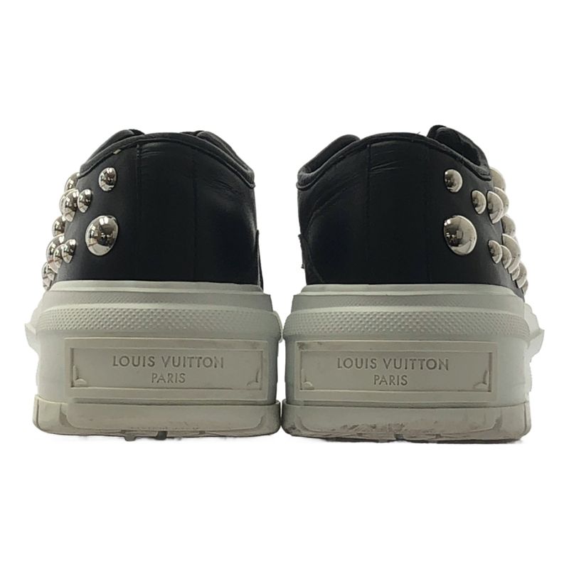 Louis Vuitton Yayoi Kusama Squad Line Low-Cut Sneakers Black 36.5 — view 3
