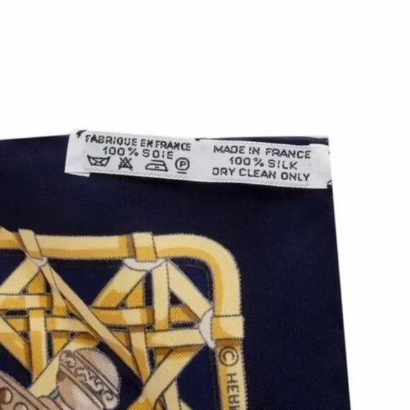 Hermes Silk Scarf Carre 90 FEUX de ROUTE Carriage Lantern Red — view 7