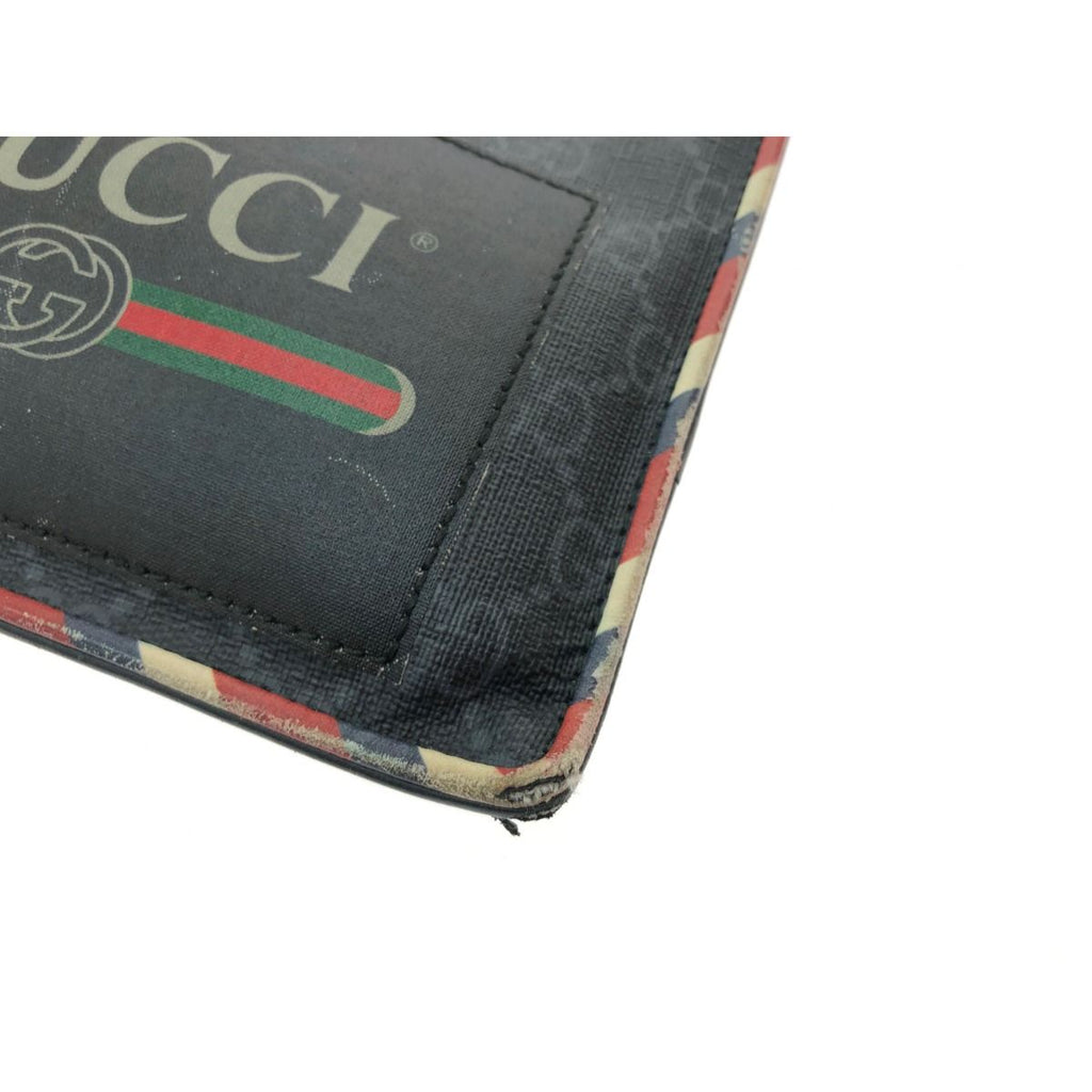 Gucci Clutch Bag GG Supreme Night Courier Taiga Patch — view 6