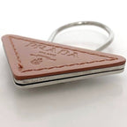 Prada Key Ring Pink Silver Hardware 1 Ap276 — view 6