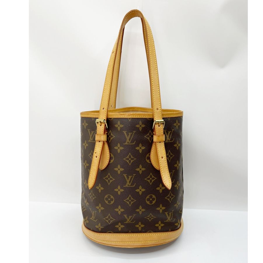 Louis Vuitton Monogram Petit Baguette Tote Bag Brown — view 2