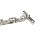 Hermes Bracelet Chaine D'ancre MM 13 Frames Links AG 925 Silver — view 9