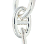 Hermes Chaine Dancre TGM Silver Bracelet 11 Link — view 4