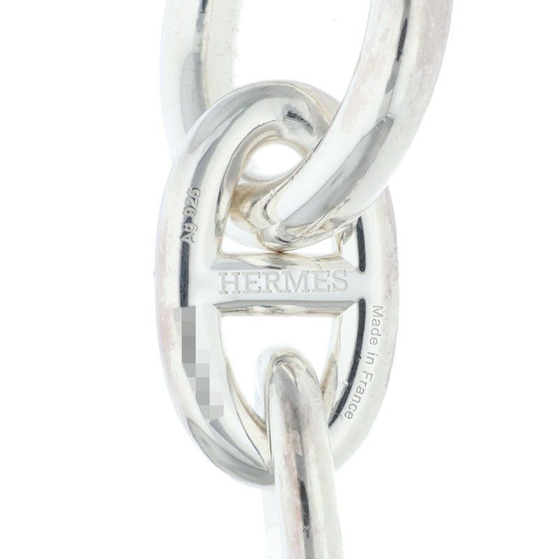 Hermes Chaine Dancre TGM Silver Bracelet 11 Link — view 4