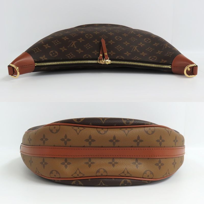 Louis Vuitton Loup Hobo Monogram Reverse Shoulder Bag Brown — view 4