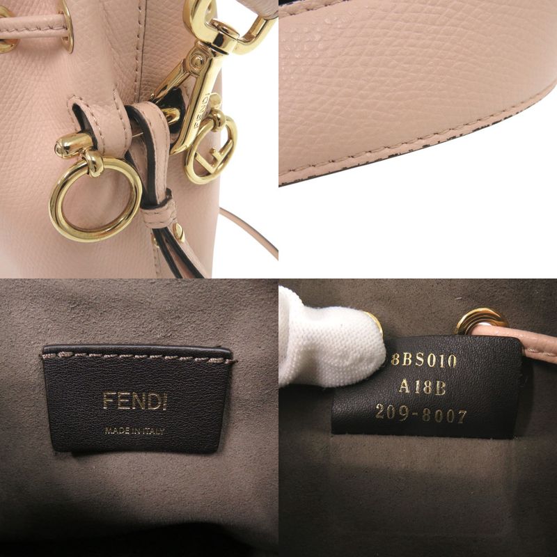 Fendi Montresor Mini 8 Bs010 Leather Pink 2-Way Handbag 0267 — view 9