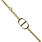 Dior B1310 Ptcrs d301 Petit CD Bracelet Accessory Logo Signature Resin Pearl — view 5