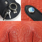 Louis Vuitton Shoulder Bag Hobo GM Monogram Anthea Leather Red Black — view 4