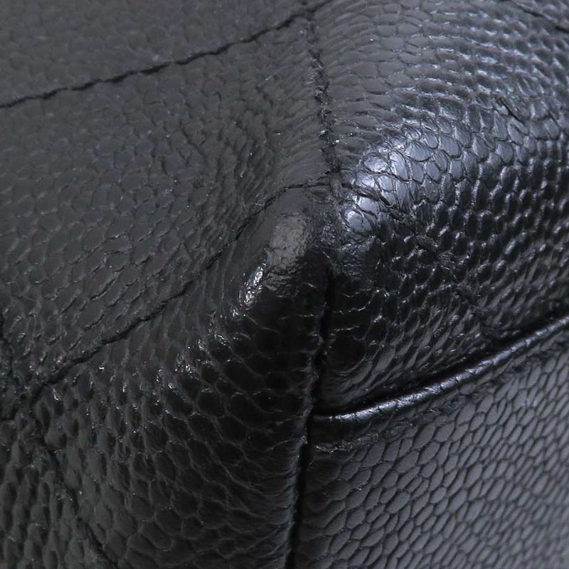 Chanel Shoulder Caviar Black Bag — view 6