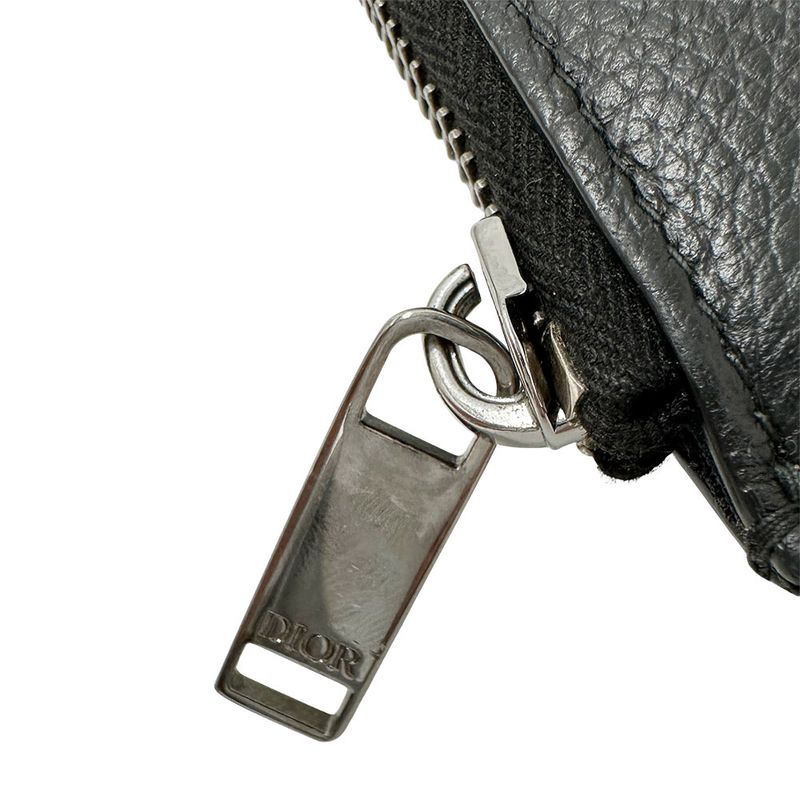 Dior Bag Clutch Second Leather Black Mini — view 7