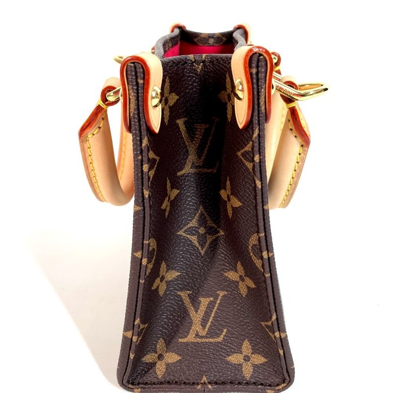 Louis Vuitton Handbag On The Go BB Monogram Canvas Brown — view 3