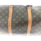 Louis Vuitton Boston Bag Monogram Keepall 55 Brown — view 4