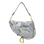 Christian Dior Saddle Bag Toile de Jouy Reverse Jacquard — view 3