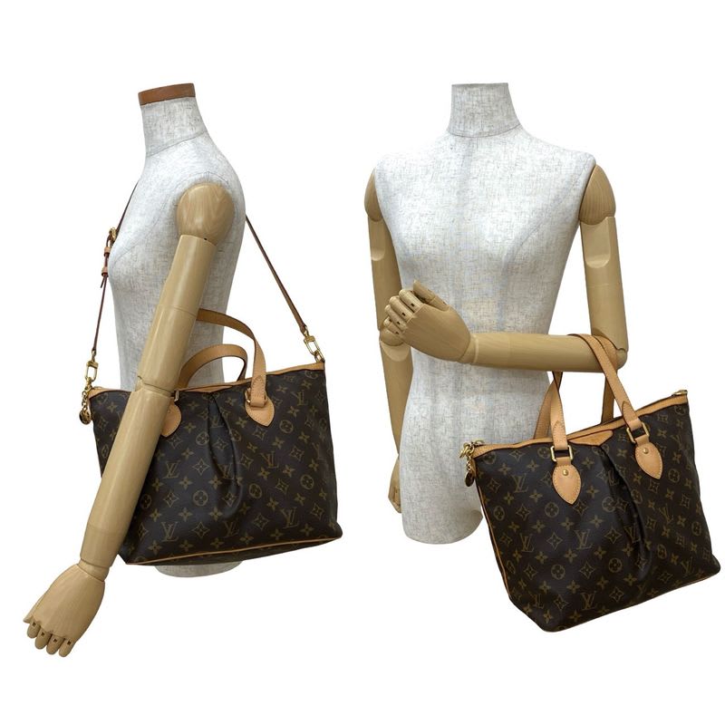 Louis Vuitton Palermo PM Monogram Leather 2-Way Shoulder Bag Brown 34145 — view 3