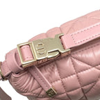 Christian Dior Handbag Nomad Pouch Small S5553 Omig Pink Gold Hardware — view 6