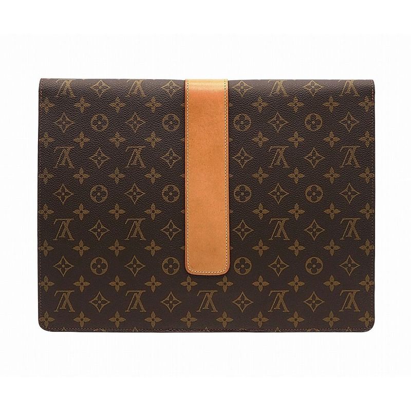 Louis Vuitton Poche Diplomat Homme Monogram Canvas Bag Clutch Document Case — view 2