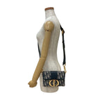 Christian Dior Trotter 30 Montaigne Oblique Leather Canvas Mini Shoulder Bag