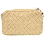 Bottega Veneta Intrecciato Leather Beige Shoulder Bag 1343 — view 3
