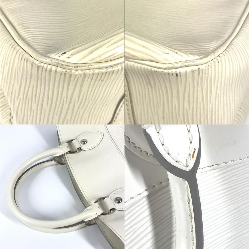 Louis Vuitton Handbag Pass Y PM M5926 J Epi Leather Ivory White — view 8