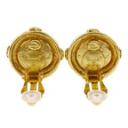Chanel Coco Mark Vintage Gold Plated 20.7 g Earrings — view 5