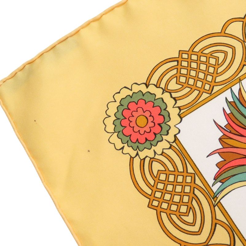 Hermes Carre 90 Decoupages Cut-Out Silk Multicolor Scarf 0750 — view 5