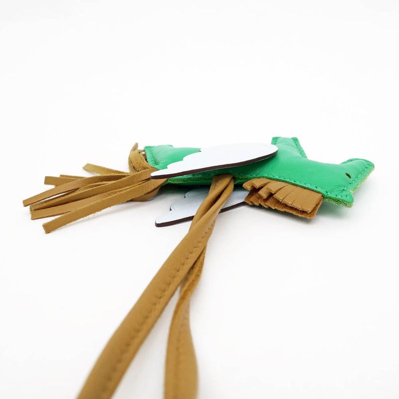 Hermes Pegase Pegasus PM Mint Blue-plume Sesame Anyo-milo Bag Charm — view 5